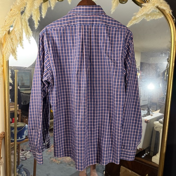 Brooks Brothers Men’s Blue and Red Button Down 100% Cotton - Picture 4 of 6